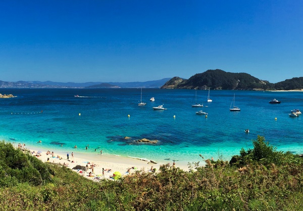 Playa en Cíes