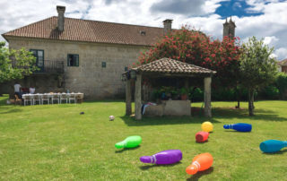 Rectoral de Areas - Bolos en jardín